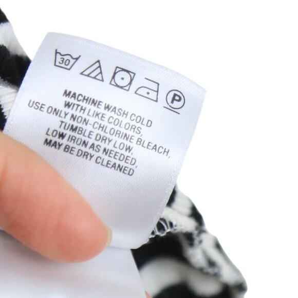 Anthropologie Pure + Good Striped Tank Top Mock Neck Casual Sleeveless Sz Medium - Picture 6 of 6